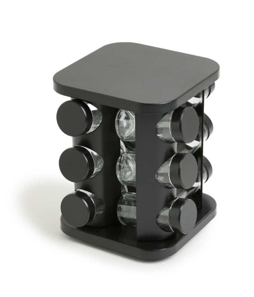 Rotating Spice Carousel - Black
