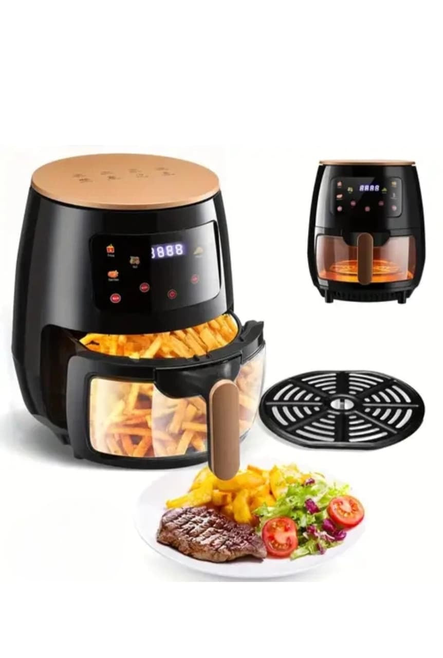 6 Litre Air Fryer - Multi-cooker - Large Capacity - Black