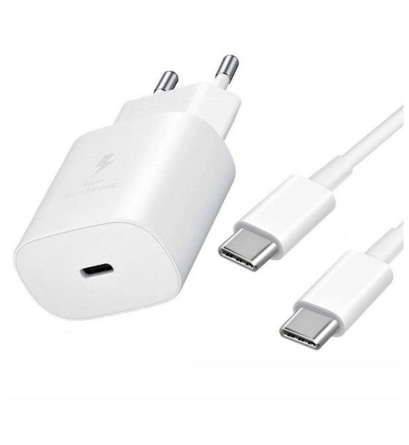 Fast Charger - Type-C Cable and Adapter - Compatible With Android