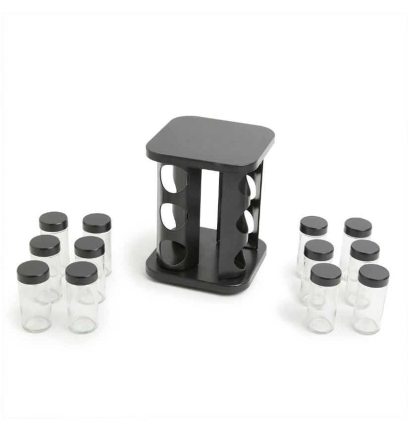 Rotating Spice Carousel - Black