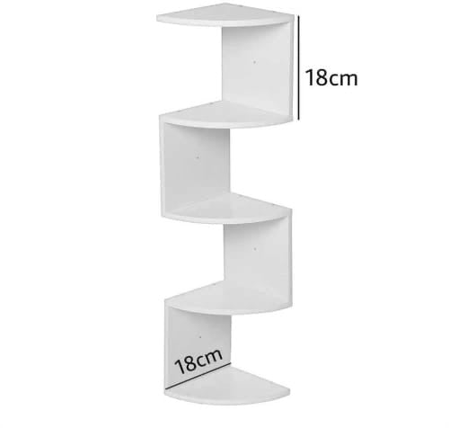 5 Layer Floating Shelves for Wall Storage Easy-to-Assemble Wall Mount Shelf
