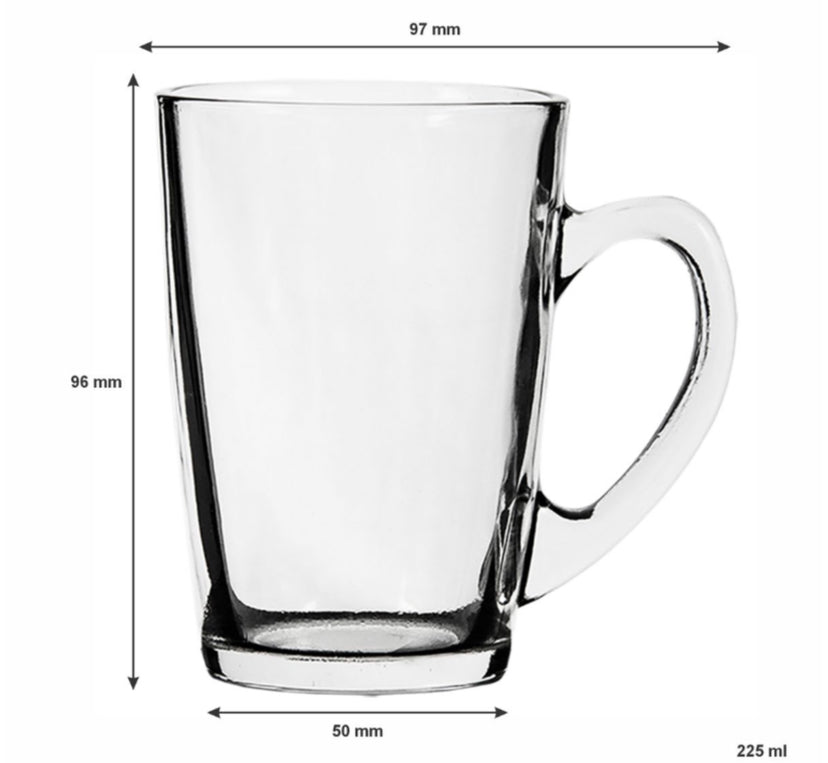 Coffee Mug 4 Pack - 225ml