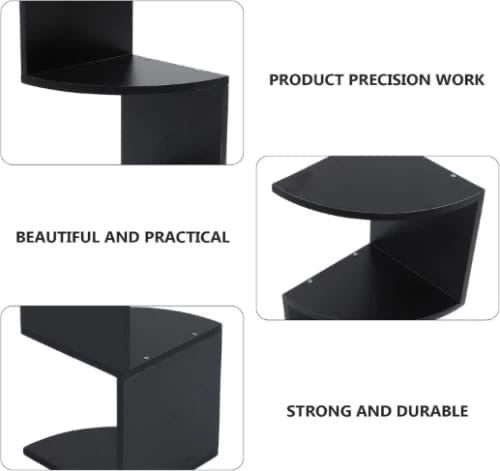 5 Layer Floating Shelves for Wall Storage Easy-to-Assemble Wall Mount Shelf