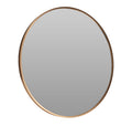 Round 60cm Mirror - Light Wood