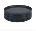 Stoneware Dinner Plate - 27cm - Pack of 4 - Black