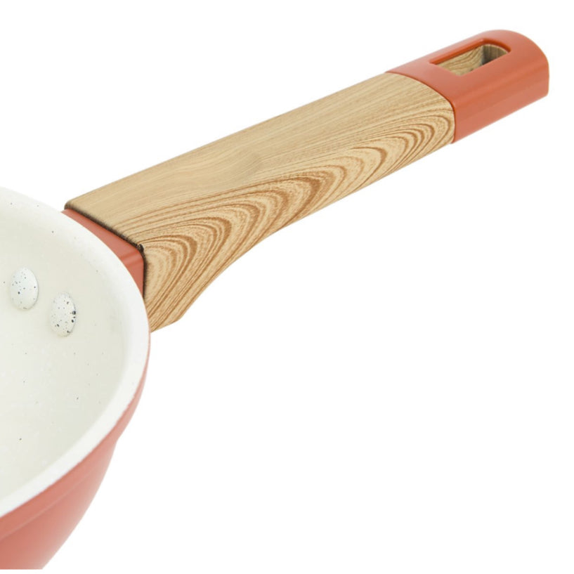 Non-Stick Terracotta Granite Ceramic Coated Fry Pan - 20cm