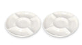 Ceramic 5 Grid Platter 24.5cm - 2 Sets