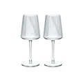 550ml Stripe Wine Glasses - 2 Pack